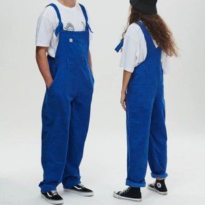 Lucy & Yak Blue Corduroy Overalls